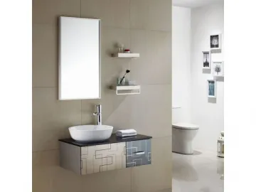 Stainless Steel Cabinet (Modern Collection Bathroom Vanity Unit)