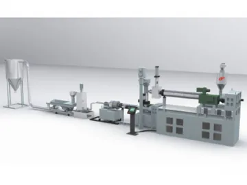 High Efficiency Three Stage PE/PP/PVC Pelletizing Line