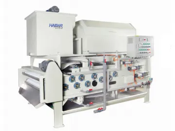 HTB Belt Filter Press Combined Rotary Drum Thickener, Standard Type