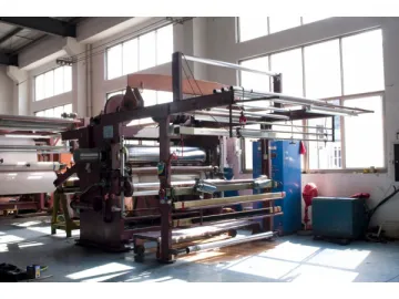 Two Roll Fabric Calendering Machine