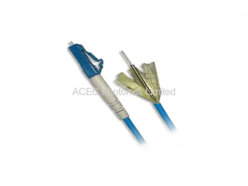 LC Indoor Armored Fiber Optic Patch Cord