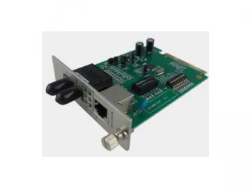 100M Card Type Fiber Media Converter