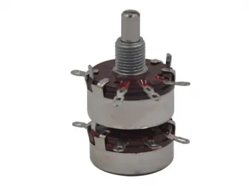 30mm Metal Shaft Multi-Gang Rotary Potentiometer, WTH118 Series