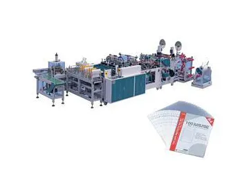 Twin Line Plastic Pocket Sheet Punching Sealing Machine