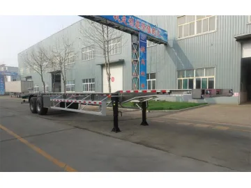 Tri Axle Aluminium Alloy Skeletal Trailer