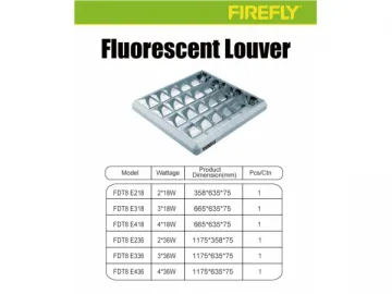 Fluorescent Louver