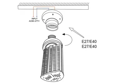 180° Waterproof LED Corn Bulb Light