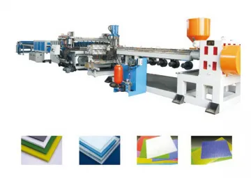 Hollow Grid Sheet Extrusion Line