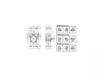 British System Worm Gearbox