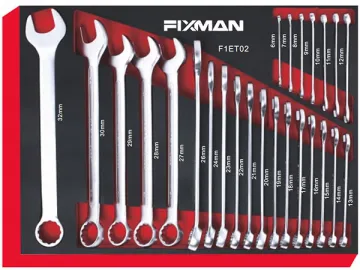 25 pcs Combination Wrench Set