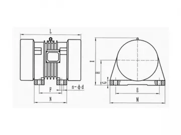 JZO Series Vibration Motor