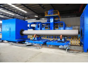 Shot Blasting Machine for Pipes