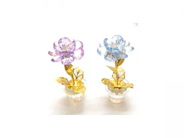 Acrylic Crystal Flower / Crystal Crafts ACF-23