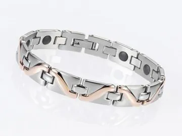 S082-2 Healthcare Magnetic Stainless Steel Bracelet