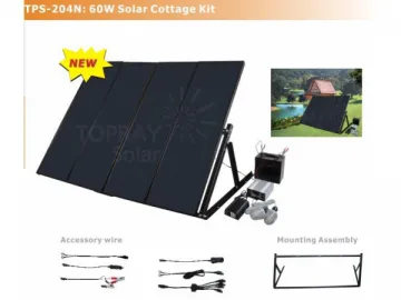 60W Cottage Solar Power Kit