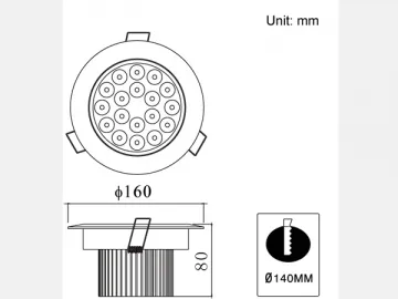 18W LED Ceiling Light