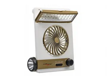 UN2121F Home LED Light Mini Fan