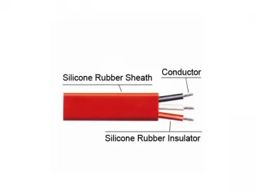 YGZB Flat Type Heat Resistant Silicone Rubber Cable