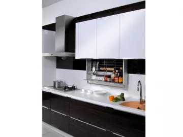 Piano Music Style Elegant Kitchen Cabinet