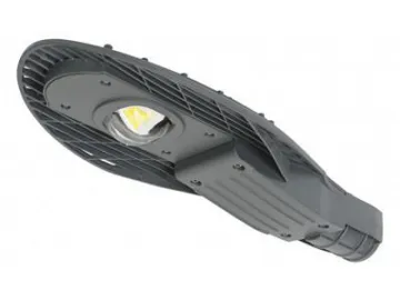 LED Street Light Fixture, 125 COB LEDs