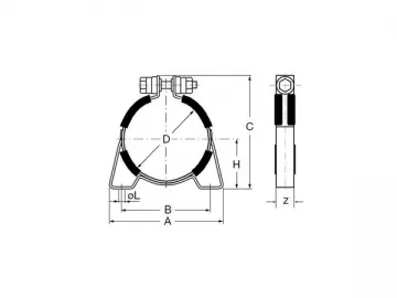 Hydraulic Accumulator Clamp