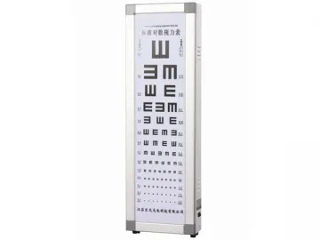 Illuminated Eye Test Chart