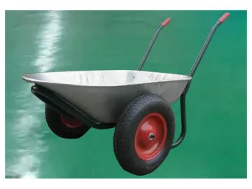 Double Wheel Wheelbarrow