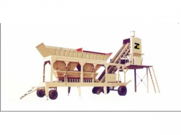 Mobile Concrete Mixing Plant