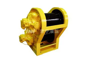 Pipelayer Vehicle Hydraulic Winch