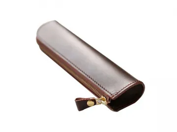 Leather Pen & Pencil Case