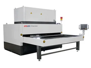 RF Press, HF Board Joining Machine  Edge Gluer of Dual Working Table Version