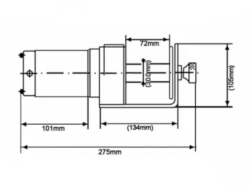 750lb ATV Winch