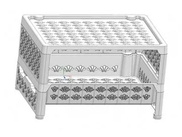 Injection Molding for Polypropylene Storage Boxes