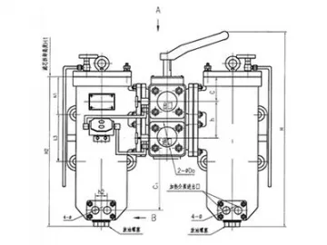 Dual Cylinder Fuel Oil Filter