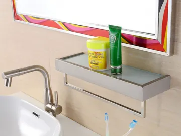 Stainless Steel Cabinet (Warm Color Bathroom Vanity Unit)