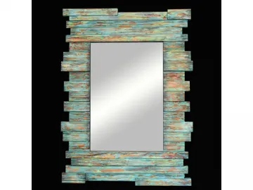 Wooden Framed Mirror