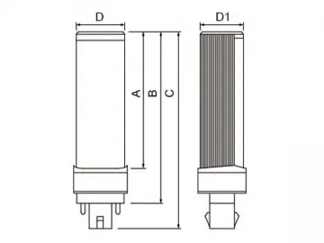 G23 G24 Plug-in LED Lamp