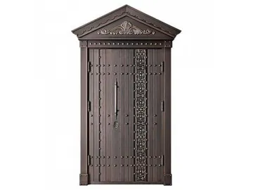 Residential Copper Front Door