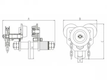 GCL-1 Geared Trolley