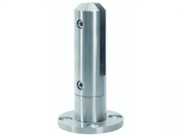 Stainless Steel Round Spigot With Base Plate