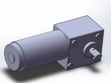 Helical Worm Geared Motor