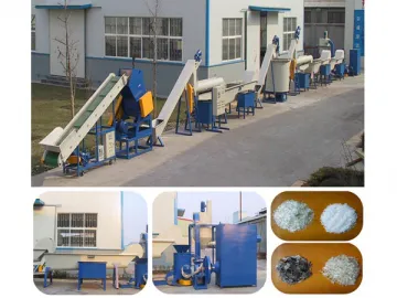 Waste Plastic PP, PE, PET Film Crushing and Washing Production Line