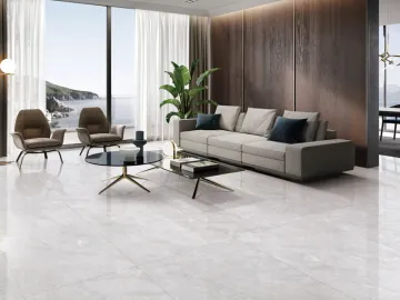 Marble Look Tile - Carrara Grey