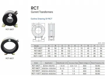 RCT Series Current Transformer