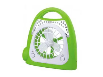 UN1313F Rechargeable LED Light and Mini Fan