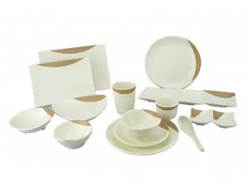 Pottery Edge Style Tableware