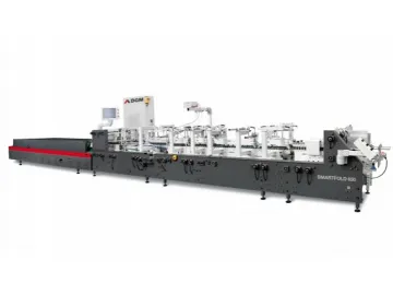 Automatic Carton Folding Gluing Line 650 type Carton Gluing Machine