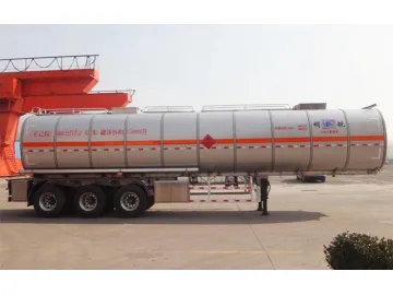 Aluminum Alloy Chemical Tank Trailer