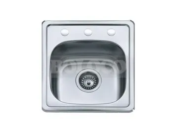 BL-610 Satin Finish Single Bowl Stainless Steel Kitchen Sink