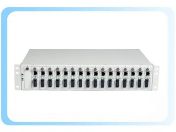 FTC-17B 17-Slot Media Converter Rack